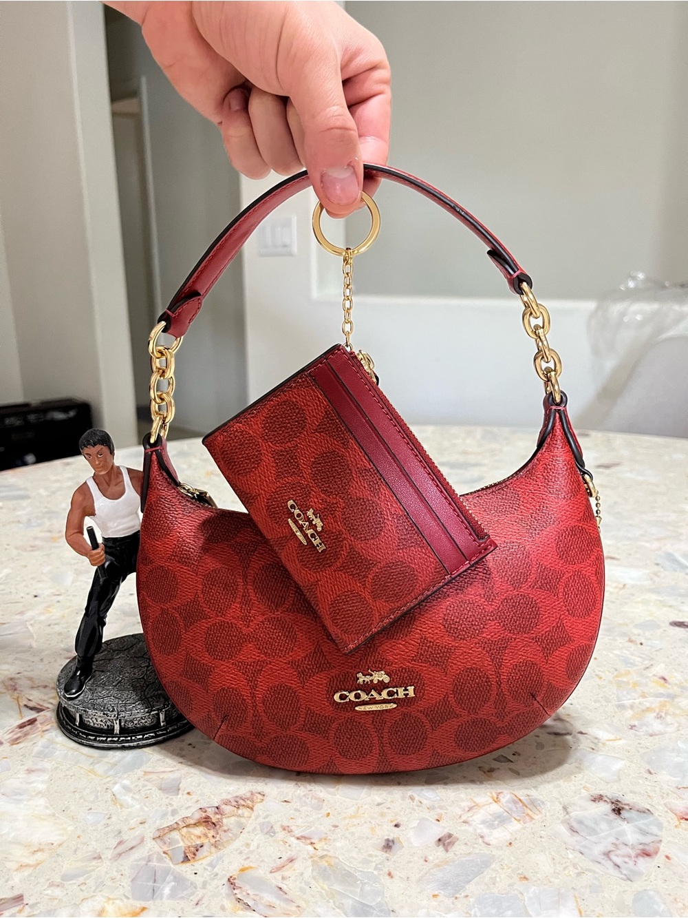 Bundle Coach Mini Payton Shoulder Bag and Mini ID Case NWT
